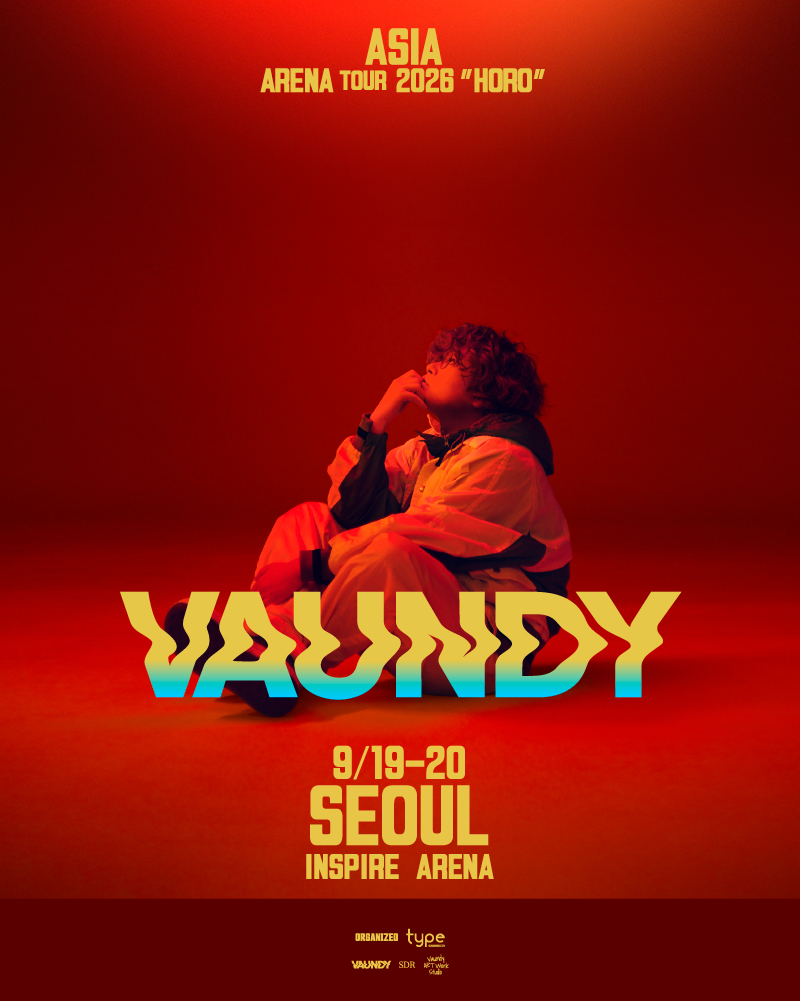 ミュージシャン Vaundy ASIA ARENA TOUR 2026 HORO XL Vaundy ASIA ARENA TOUR 2026 “HORO” IN SEOUL > IN INCHEON